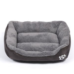 Tappetino per cani Teddy caldo caramello XXL 95x72x18 cm