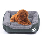 Tappetino per cani Teddy caldo caramello XXL 95x72x18 cm