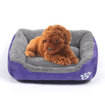 Tappetino per cani Teddy caldo caramello XXL 95x72x18 cm