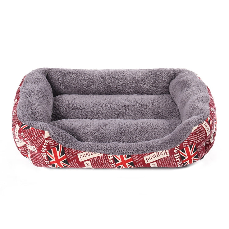 Cuccia per cani con bandiera nazionale M 54x42x12 cm
