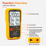 SMART SENSOR ST705A Tester per pannelli solari da 2000 W, misuratore MPPT fotovoltaico multimetro, ST705A