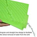 Tappetino isolante per drenaggio, tappetino per filtro dell'acqua pieghevole in silicone multifunzione da 2 pezzi