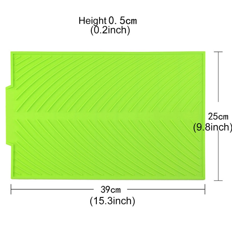Tappetino isolante per drenaggio, tappetino per filtro dell'acqua pieghevole in silicone multifunzione da 2 pezzi