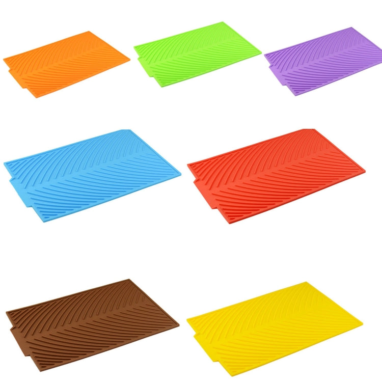 Tappetino isolante per drenaggio, tappetino per filtro dell'acqua pieghevole in silicone multifunzione da 2 pezzi
