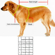 Guinzaglio per trazione con collare traspirante riflettente in poliestere per cani da compagnia, dimensioni: L, 2,5 * 47 * 54 cm, Size: L, 2.5*47*54cm