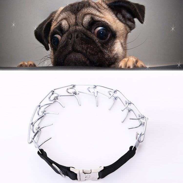 Collare a catena specifico per cani da addestramento con catena regolabile in metallo di alta qualità per cani da compagnia, dimensioni: 4,0 mm * 60 cm, Dogs Chain Collar