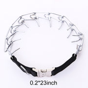 Collare a catena specifico per cani da addestramento con catena regolabile in metallo di alta qualità per cani da compagnia, dimensioni: 4,0 mm * 60 cm, Dogs Chain Collar