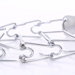 Collare a catena regolabile in metallo 4mm x 60cm