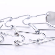 Collare a catena specifico per cani da addestramento con catena regolabile in metallo di alta qualità per cani da compagnia, dimensioni: 4,0 mm * 60 cm, Dogs Chain Collar