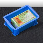Scatola in materiale spesso multifunzionale da 5 pezzi Cassetta portautensili in plastica piatta nuova di zecca, dimensioni: 15,6 cm x 10,1 cm x 5,3 cm, 15.6cm x 10.1cm x 5.3cm