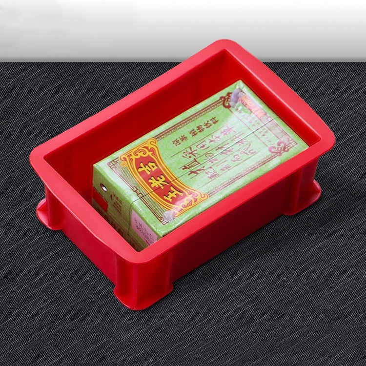 Scatola in materiale spesso multifunzionale da 5 pezzi Cassetta portautensili in plastica piatta nuova di zecca, dimensioni: 15,6 cm x 10,1 cm x 5,3 cm, 15.6cm x 10.1cm x 5.3cm