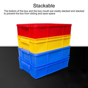 Scatola in materiale spesso e multifunzionale Cassetta portautensili in plastica piatta nuova di zecca, dimensioni: 38,3 cm x 24,2 cm x 9,8 cm, 38.3cm x 24.2cm x 9.8cm