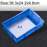 Scatola in materiale spesso e multifunzionale Cassetta portautensili in plastica piatta nuova di zecca, dimensioni: 38,3 cm x 24,2 cm x 9,8 cm, 38.3cm x 24.2cm x 9.8cm