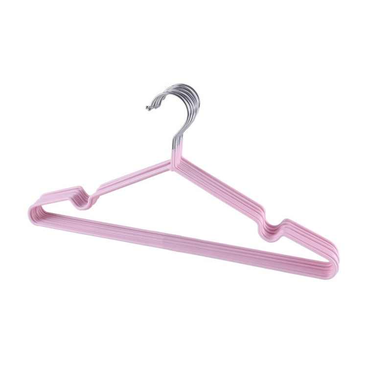 Stendibiancheria antiscivolo senza tracce con rivestimento in PVC in acciaio inossidabile per uso domestico da 10 pezzi