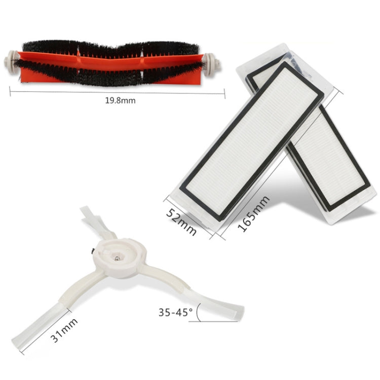 Kit ricambi filtro e spazzole per Xiaomi Mijia Stone 1ª e 2ª gen