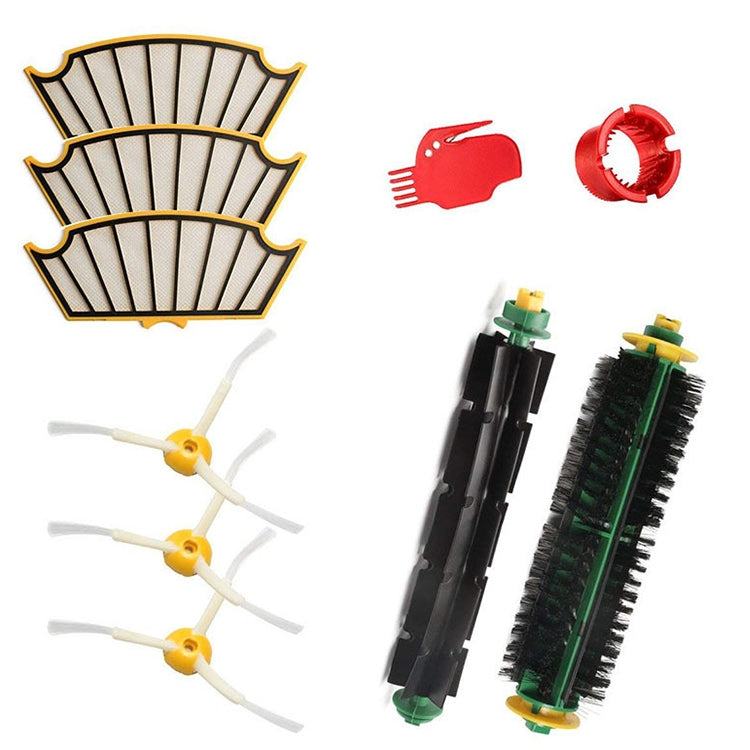 Robot Sweeping Accessories Roller Brush Side Brush Haipa Filter Accessory Set for iRobot 500 Series