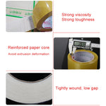 12 adesivi in rotolo di nastro adesivo sigillante per pacchi, larghezza 45 mm, spessore 15 mm, 45mm Width 15mm Thickness (Clear White), 45mm Width 15mm Thickness  (Transparent Yellow), 45mm Width 15mm Thickness (Yellow)
