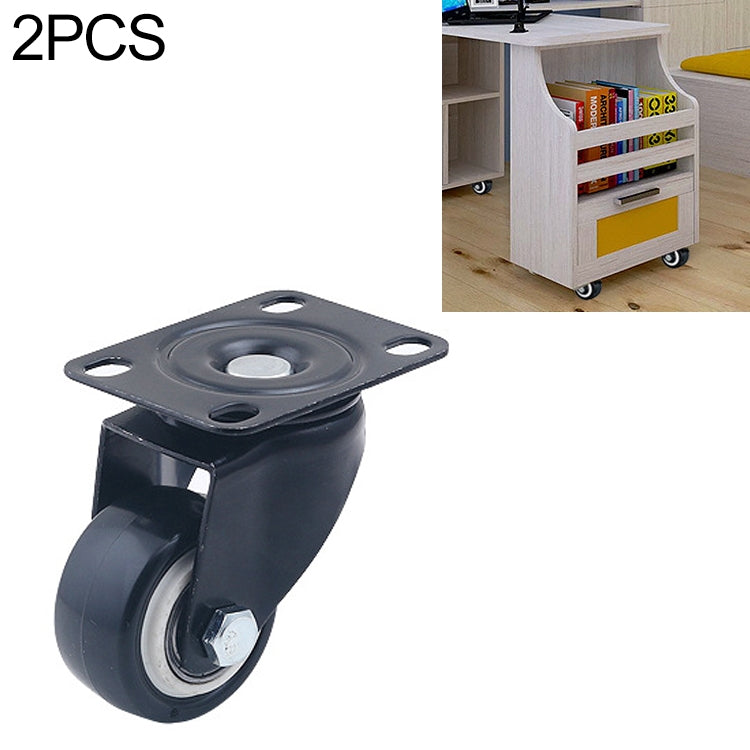 2 pezzi da 2 pollici per mobili, tavolino da caffè, ruota universale silenziosa, 2 inch Universal Wheel