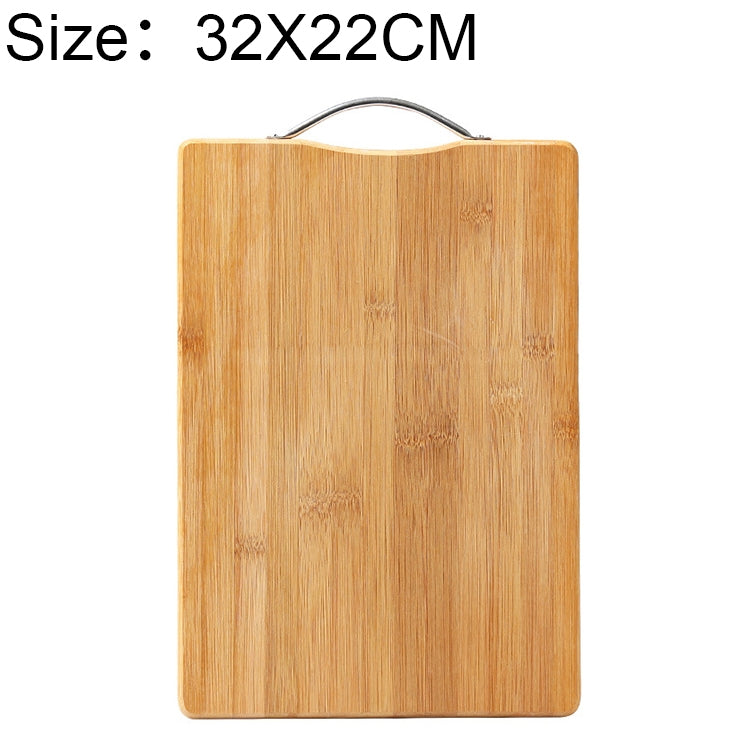 Tagliere da cucina rettangolare in bambù per ispessimento, dimensioni: 32 cm x 22 cm, Size: 32cm x 22cm