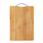 Tagliere da cucina rettangolare in bambù per ispessimento, dimensioni: 32 cm x 22 cm, Size: 32cm x 22cm