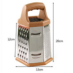 Utensili da taglio multifunzionali per tritatutto per verdure in acciaio inossidabile a sei lati, Six-side  Vegetable Chopper