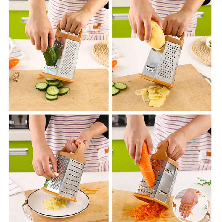 Utensili da taglio multifunzionali per tritatutto per verdure in acciaio inossidabile a sei lati, Six-side  Vegetable Chopper