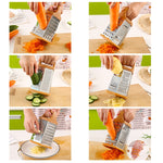 Utensili da taglio multifunzionali per tritatutto per verdure in acciaio inossidabile a sei lati, Six-side  Vegetable Chopper