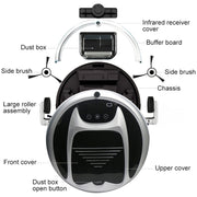 FD-3RSW(IB)CS 800Pa Smart Home Vacuum Cleaner Robot Clean with Remote Control, FD-3RSW(IB)CS