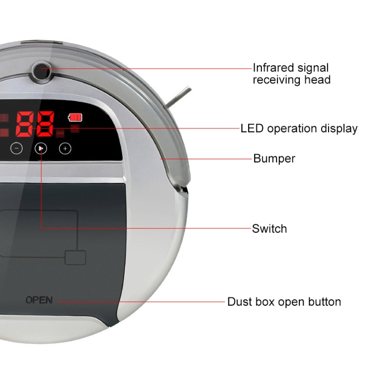 FD-3RSW(IC)CS Robot pulitore per aspirapolvere domestico intelligente di grande aspirazione 1000Pa, FD-3RSW(IC)CS