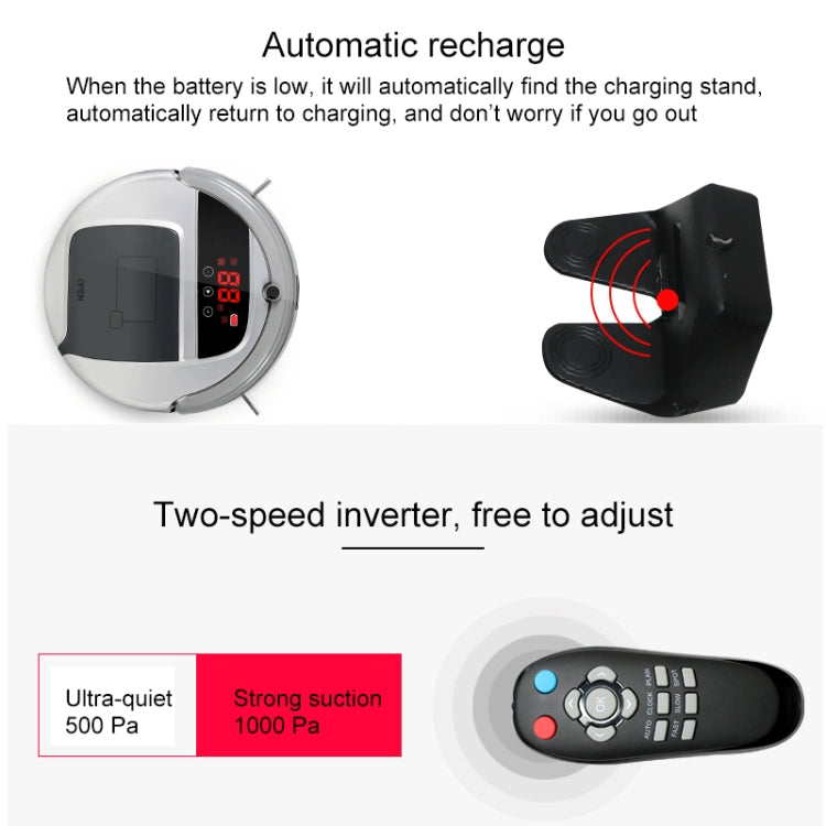 FD-3RSW(IC)CS Robot pulitore per aspirapolvere domestico intelligente di grande aspirazione 1000Pa, FD-3RSW(IC)CS
