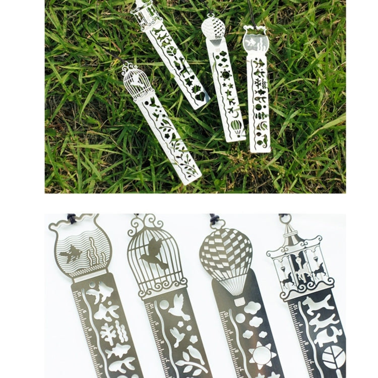5 pezzi segnalibro delicato con motivo scavato segnalibro in metallo ultrasottile righello segnalibri alla moda per forniture per ufficio scolastico, consegna con modello casuale, Bookmark 6