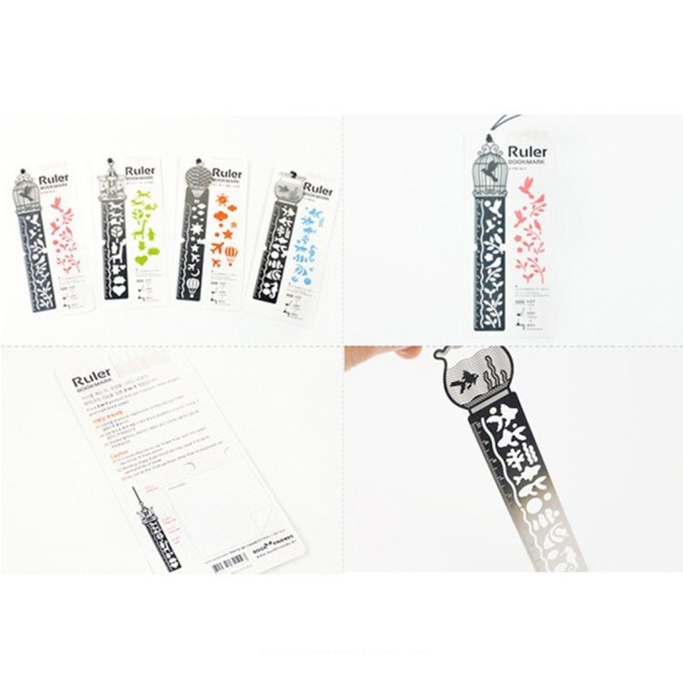 5 pezzi segnalibro delicato con motivo scavato segnalibro in metallo ultrasottile righello segnalibri alla moda per forniture per ufficio scolastico, consegna con modello casuale, Bookmark 6