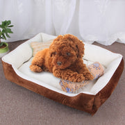Coperta grande con motivo ossa per cani e gatti 80x60x15 cm
