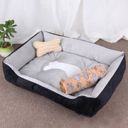 Coperta grande e morbida con motivo a ossa di cane, per gatti, cani e gatti, con dimensioni della coperta: S, 60×45×15 cm, Size: S
