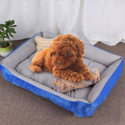 Coperta morbida per cani e gatti con motivo ossa S 60x45x15 cm
