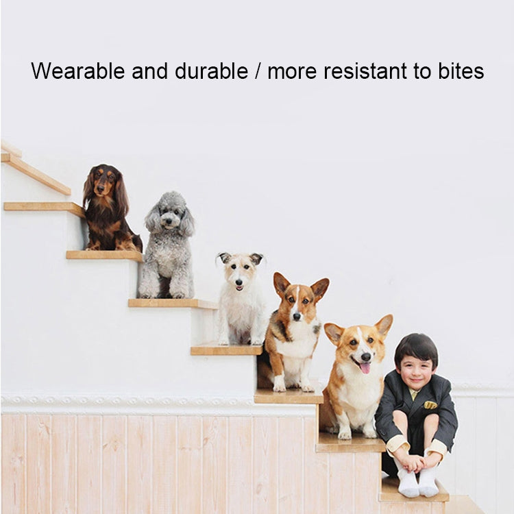 Coperta per cani e gatti con motivo a ossa di cane, morbida e calda, con tappetino in rattan. Dimensioni: L, 80×60×15 cm, Size: L