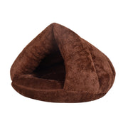 Cuccia per gatti triangolare calda addensata Yurta mongola Cani da compagnia Gatti Dimensioni della casa: M, 40 × 40 × 30 cm, Size: M