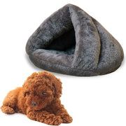 Cuccia per gatti triangolare calda addensata Yurta mongola Cani da compagnia Gatti Dimensioni della casa: M, 40 × 40 × 30 cm, Size: M