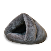 Cuccia per gatti triangolare calda addensata Yurta mongola Cani da compagnia Gatti Dimensioni della casa: L, 45 × 45 × 33 cm, Size: L