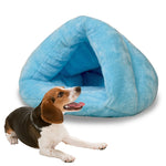 Cuccia triangolare calda per gatti e cani L 45x45x33 cm