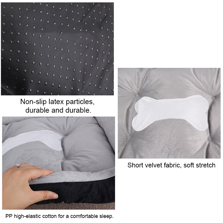 Coperta per cani e gatti con motivo a ossa di cane, morbida e calda, per gatti, dimensioni: XS, 50×40×15 cm, Size: XS