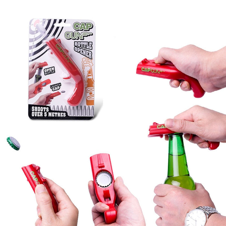 Strumento creativo per bar da cucina con tappo apribottiglie per birra, Cap Opener Grey, Cap Opener Red
