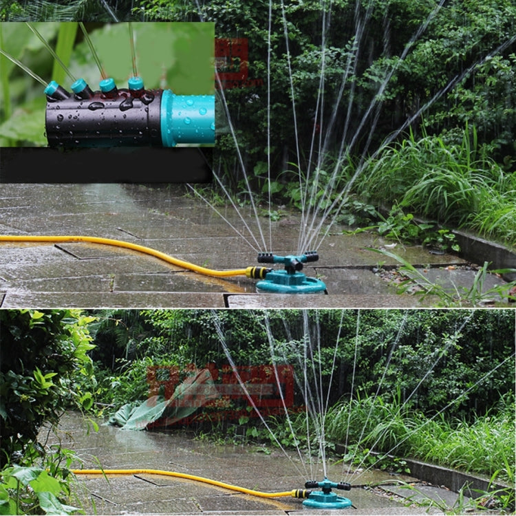 Ugello Rotante Automatico da Giardino Irrigatore Automatico Rotante da 360 Gradi Ugello per Irrigazione del Prato da Giardino Ugello per Irrigazione con Connettore per Tubo dell'Acqua da 1/2 Pollice, With 1/2 inch Water Hose Connector