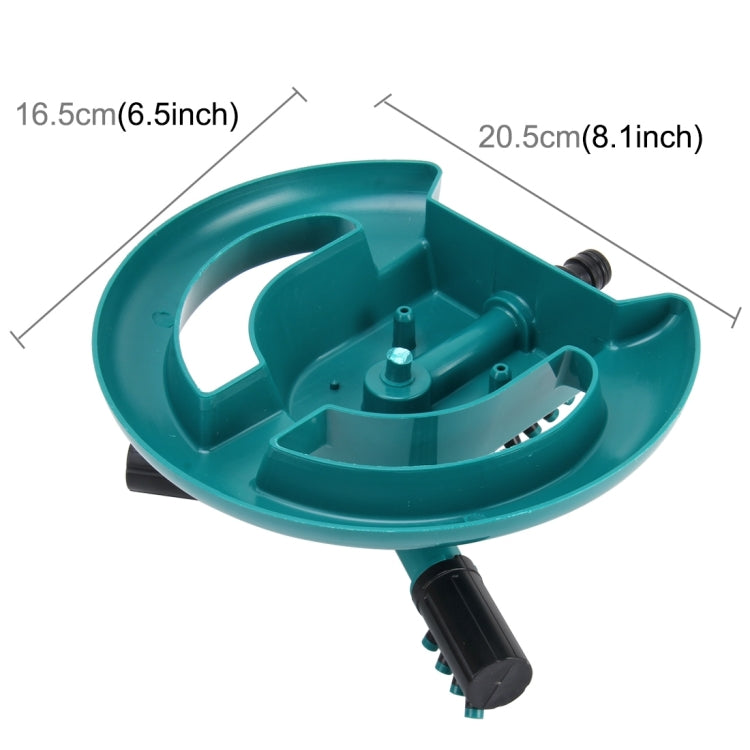 Ugello Rotante Automatico da Giardino Irrigatore Automatico Rotante da 360 Gradi Ugello per Irrigazione del Prato da Giardino Ugello per Irrigazione con Connettore per Tubo dell'Acqua da 3/4 di Pollice, With 3/4 inch Water Hose Connector