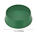 Setaccio a rete in plastica Setaccio per il suolo PE Bicchieri a rete in plastica per attrezzi da giardinaggio Forniture da giardinaggio, diametro del setaccio: 3 x 3,5 mm, Plastic Mesh Sieve