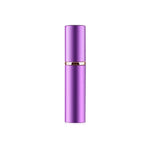 Mini atomizzatori portatili a nebulizzazione fine di profumo in vetro ricaricabili da 5 pezzi con esterno metallico, 5 ml