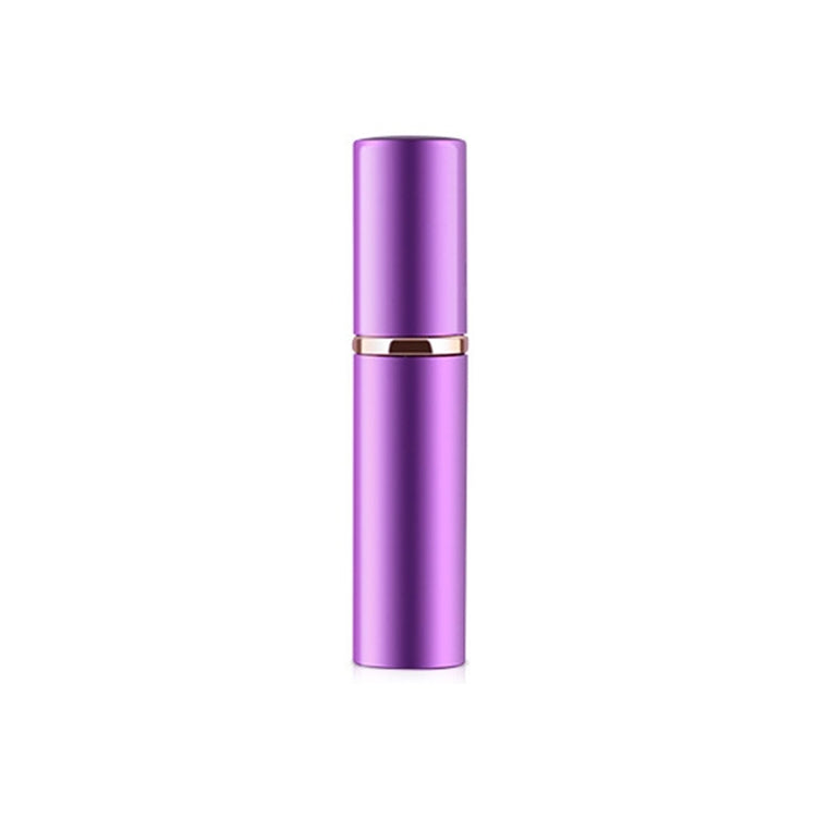 Mini atomizzatori portatili a nebulizzazione fine di profumo in vetro ricaricabili da 5 pezzi con esterno metallico, 5 ml
