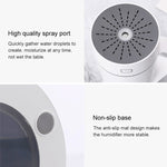 Macchina per l'umidificazione dell'aria con umidificatore atomizzato a luce notturna a LED muto intelligente a forma di tazza d'acqua ML-S2