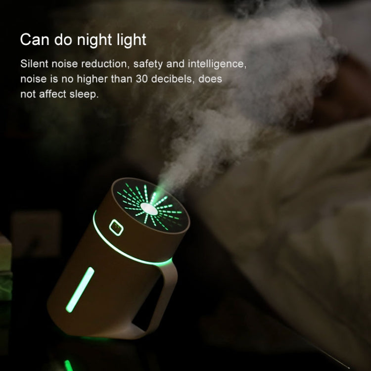 Macchina per l'umidificazione dell'aria con umidificatore atomizzato a luce notturna a LED muto intelligente a forma di tazza d'acqua ML-S2