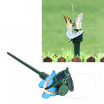 Farfalla rotante solare decorativa per giardino 12.5cm